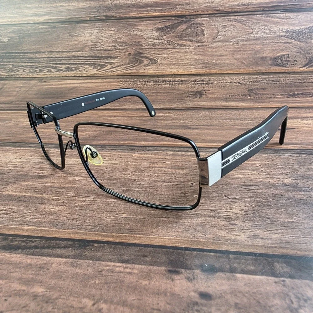Carrera Safilo Globetrotter 4 Sunglasses Black Rectangle 61-16-135 FRAMES ONLY
